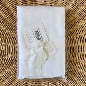 NEW Serena & Lily Sutton 610-TC Italian Sateen Standard Pillow Sham-White